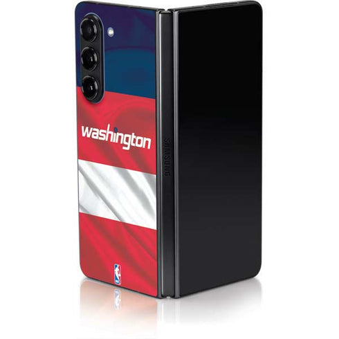 NBA Washington Wizards Away Jersey Galaxy Z Fold5 5G Skin